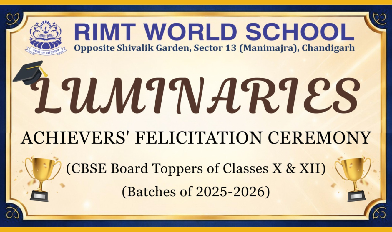 Luminaries Achievers’ Felicitation Ceremony
