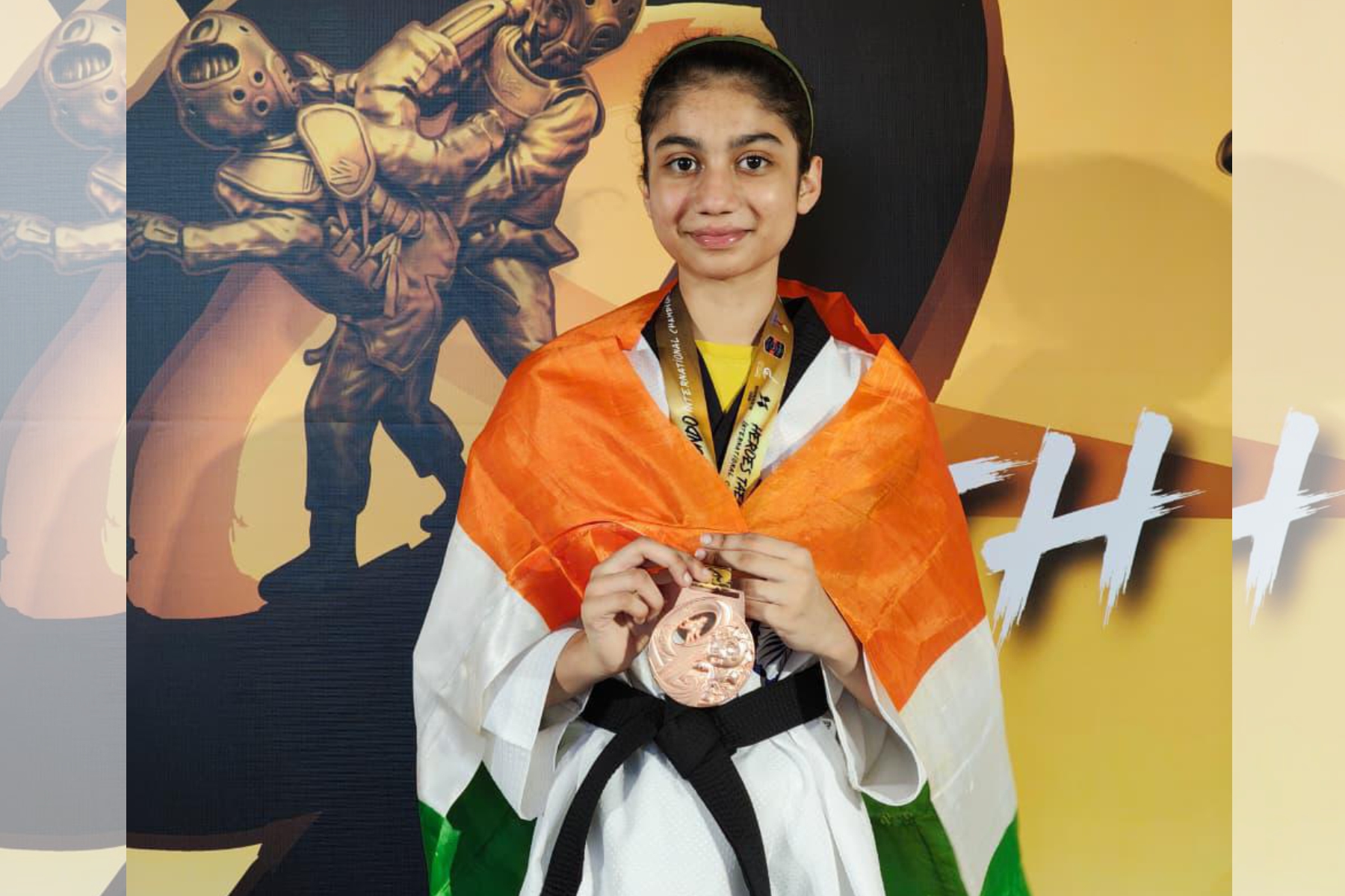 Tanvi Makes RIMT and India Proud with International Taekwondo Bronze